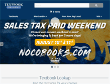 Tablet Screenshot of nocobooks.com